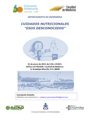  Cartel de la Jornada de Actualización en Cuidados Nutricionales