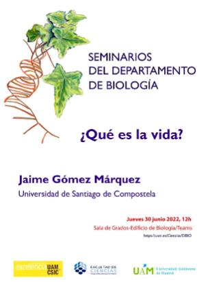 Jaime Gómez Márquez, Universidad de Santiago de Compostela.