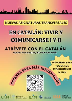 NUEVAS ASIGNATURAS TRANSVERSALES EN CATALÁN: VIVIR Y COMUNICARSE I Y II