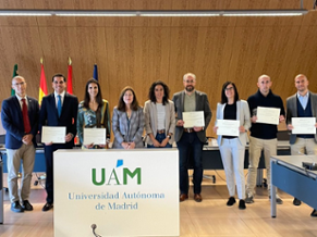 Carlos Antón Solanas recibe el Premio de Joven Investigador UAM en ciencias experimentales