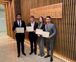 Estudiantes de la Facultad de Derecho de la UAM triunfan en el Moot Court del Centro de Estudios Garrigues