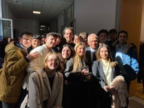 Representación de la Facultad de Derecho en la investidura como doctor honoris causa a Josep Borrell