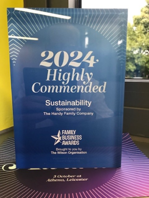 Highly Commended Sustainability Award 2024