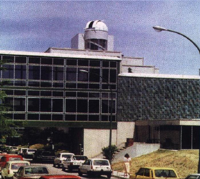 Exterior del observatorio en 1989