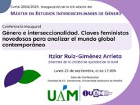 Ponencia: Género e interseccionalidad. Claves feministas novedosas para analizar el mundo global contemporáneo