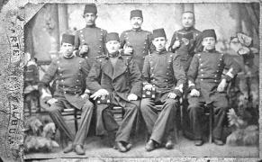 Estudiantes de la Academia Militar Otomana 