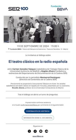 Invitación Diálogo Teatro Clásico