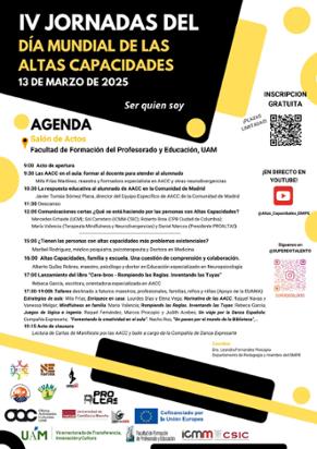 IV Jornada de Conmemoración del Día Mundial de las Altas Capacidades