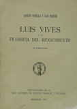 Luis Vives y la filosofa del Renacimiento
