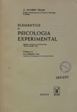 Elementos de psicologa experimental.