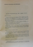 Sociedad Espaola de Psicologa. Acta de la Sesin Inaugural: palabras del Presidente Germain.