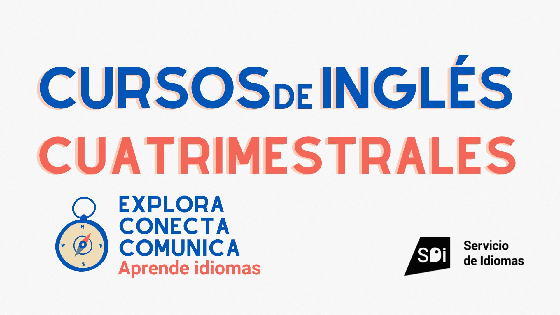 Imagen que anuncia cursos de inglés