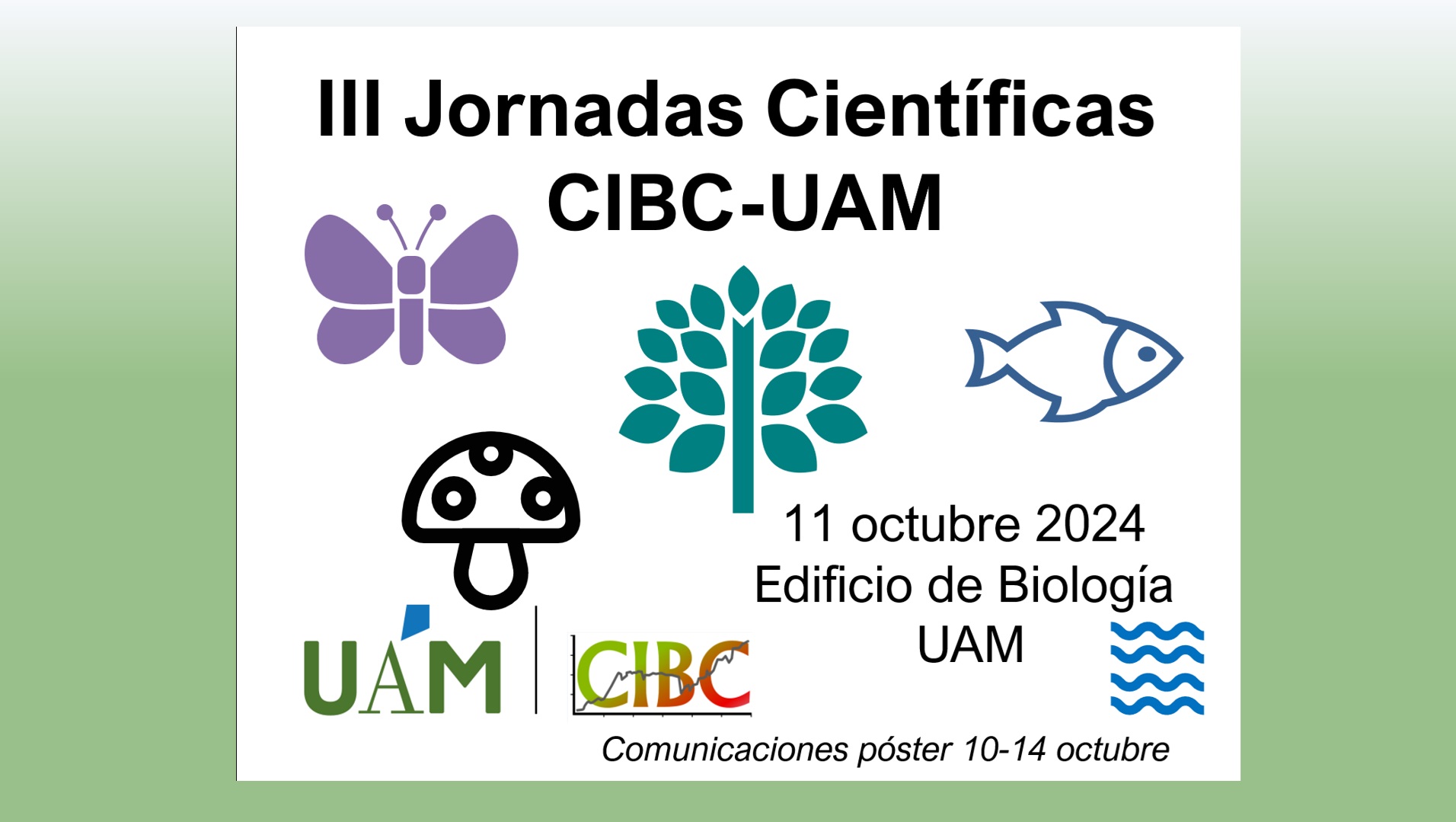 Cartel anunciador Jornadas Investigación CIBC 2024