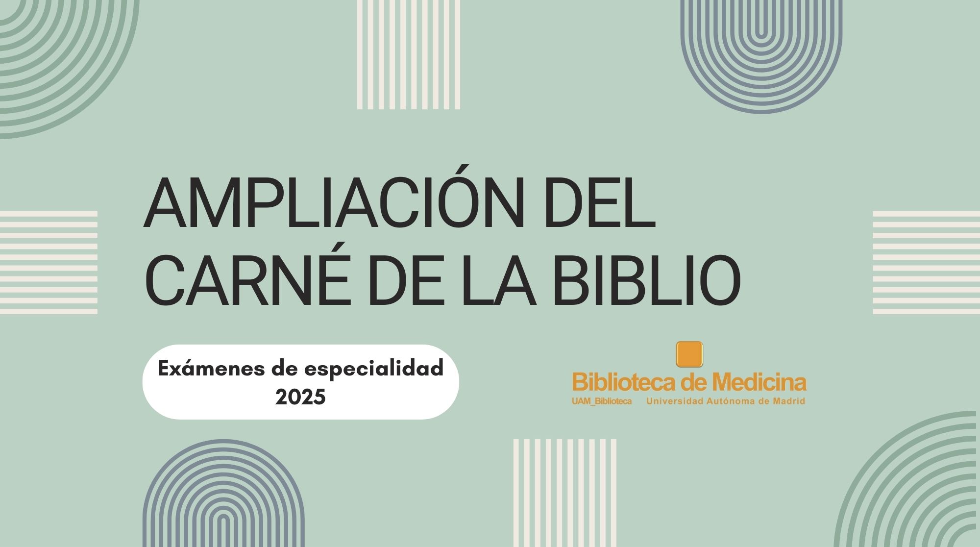 Ampliación del carné de la biblio 2025