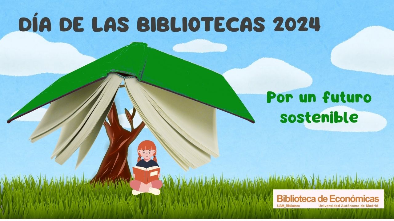 Cartel anunciando el Día de las bibliotecas 24 de octubre de 2024