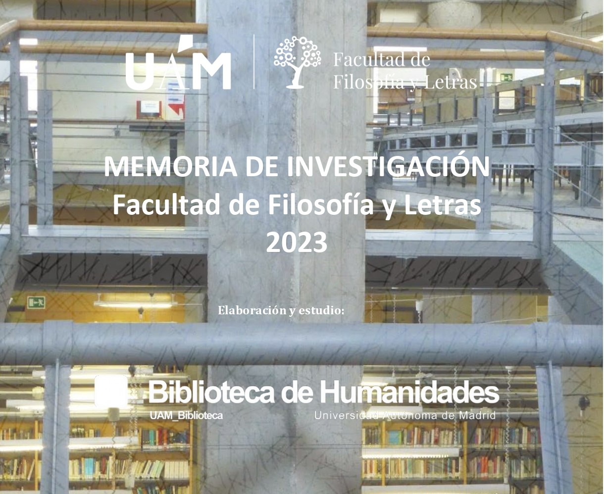 Imagen de la portada de la Memoria de Investigación 2023