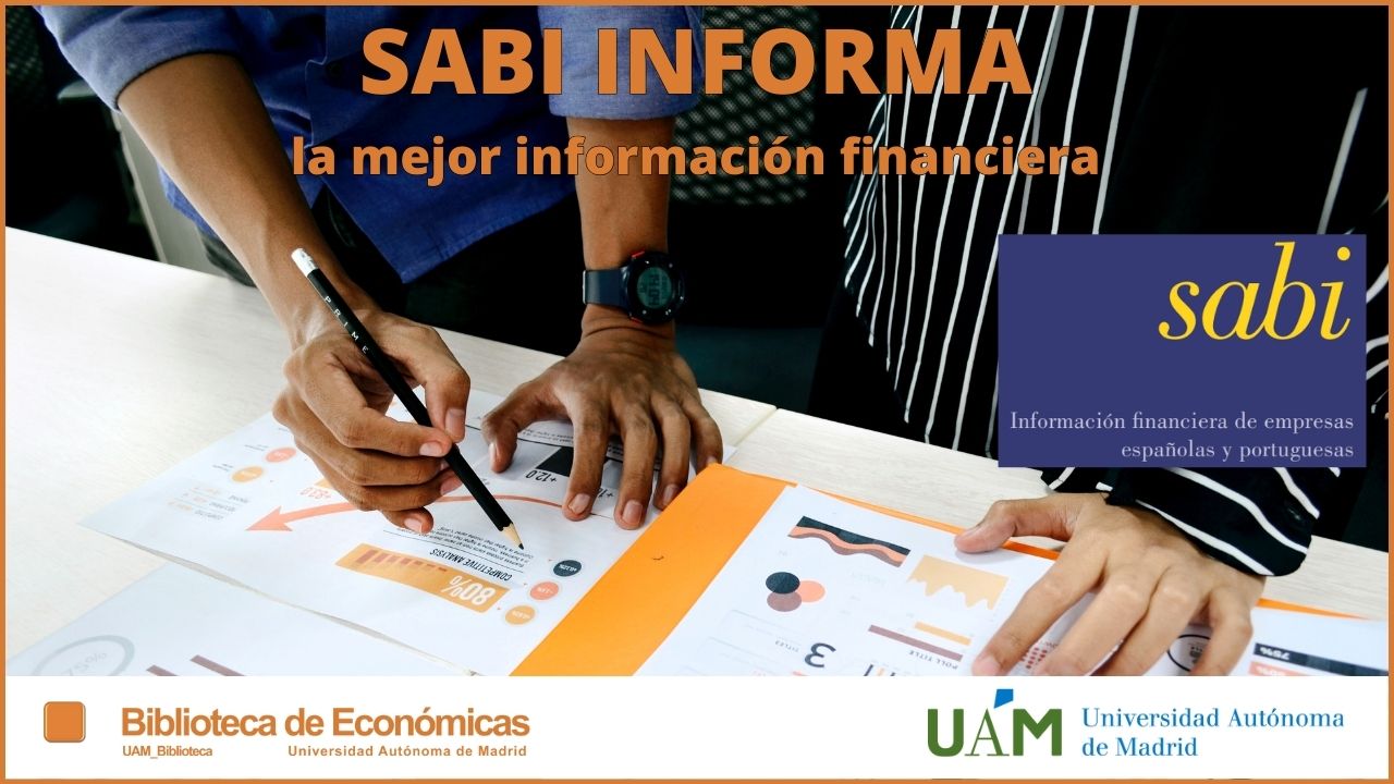 Cartel anunciando la base de datos SABI