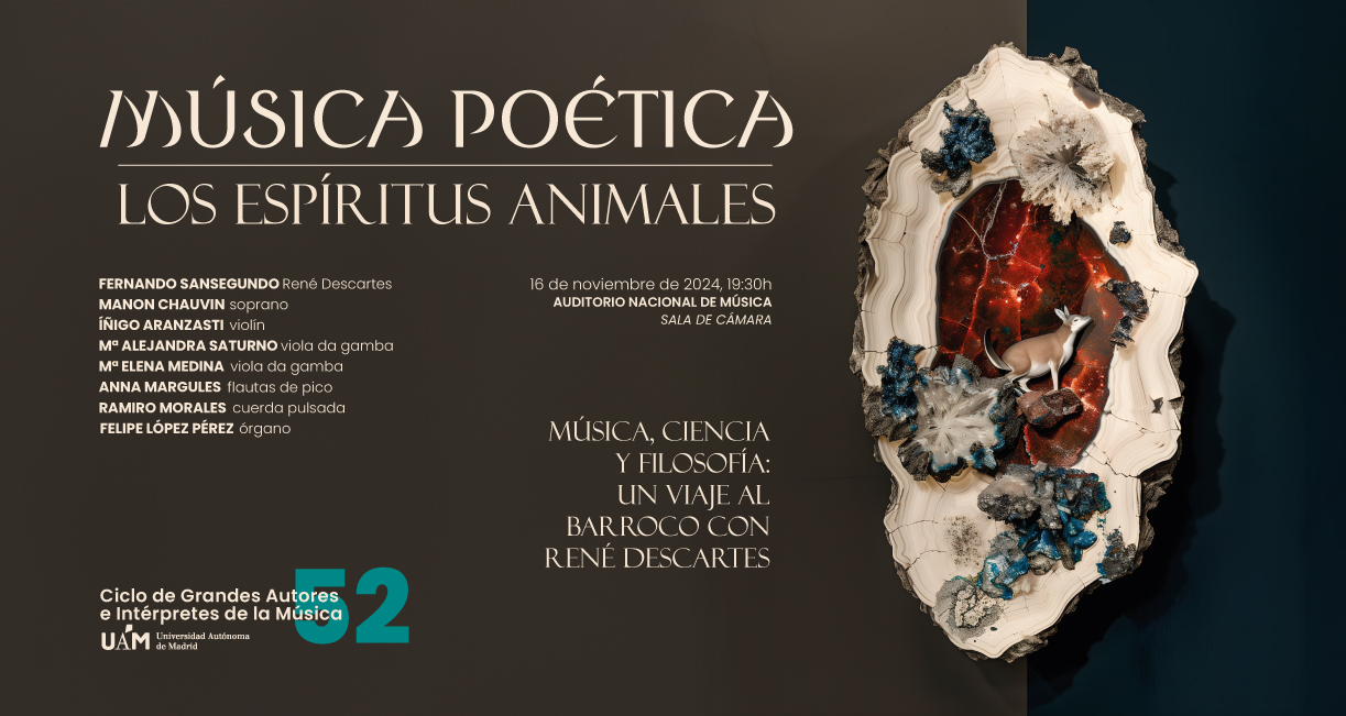 Cartel del concierto Música Poética: Los Espíritus Animales