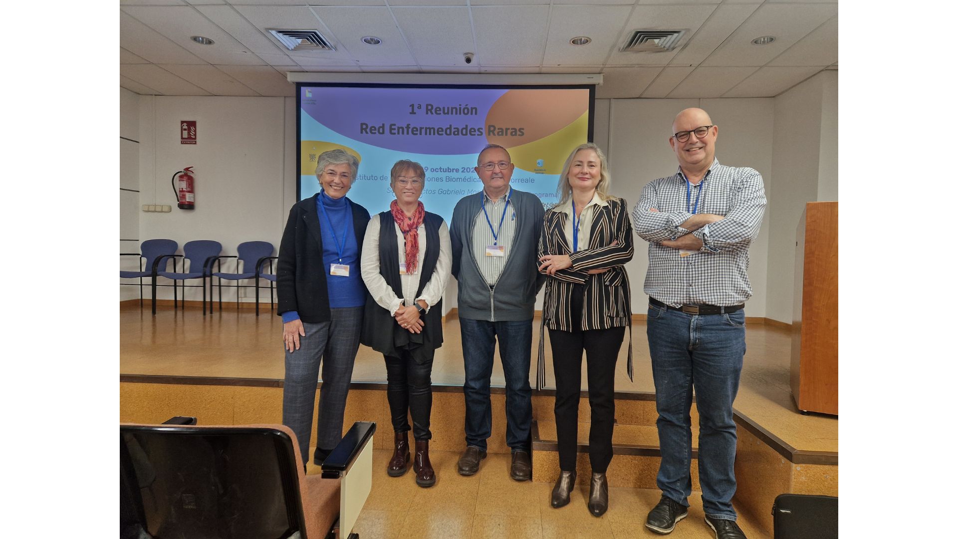 Isabel Varela, Pilar López Larrubia, Pascual Sanz, Pura Fernández y Jordi Pérez Tur