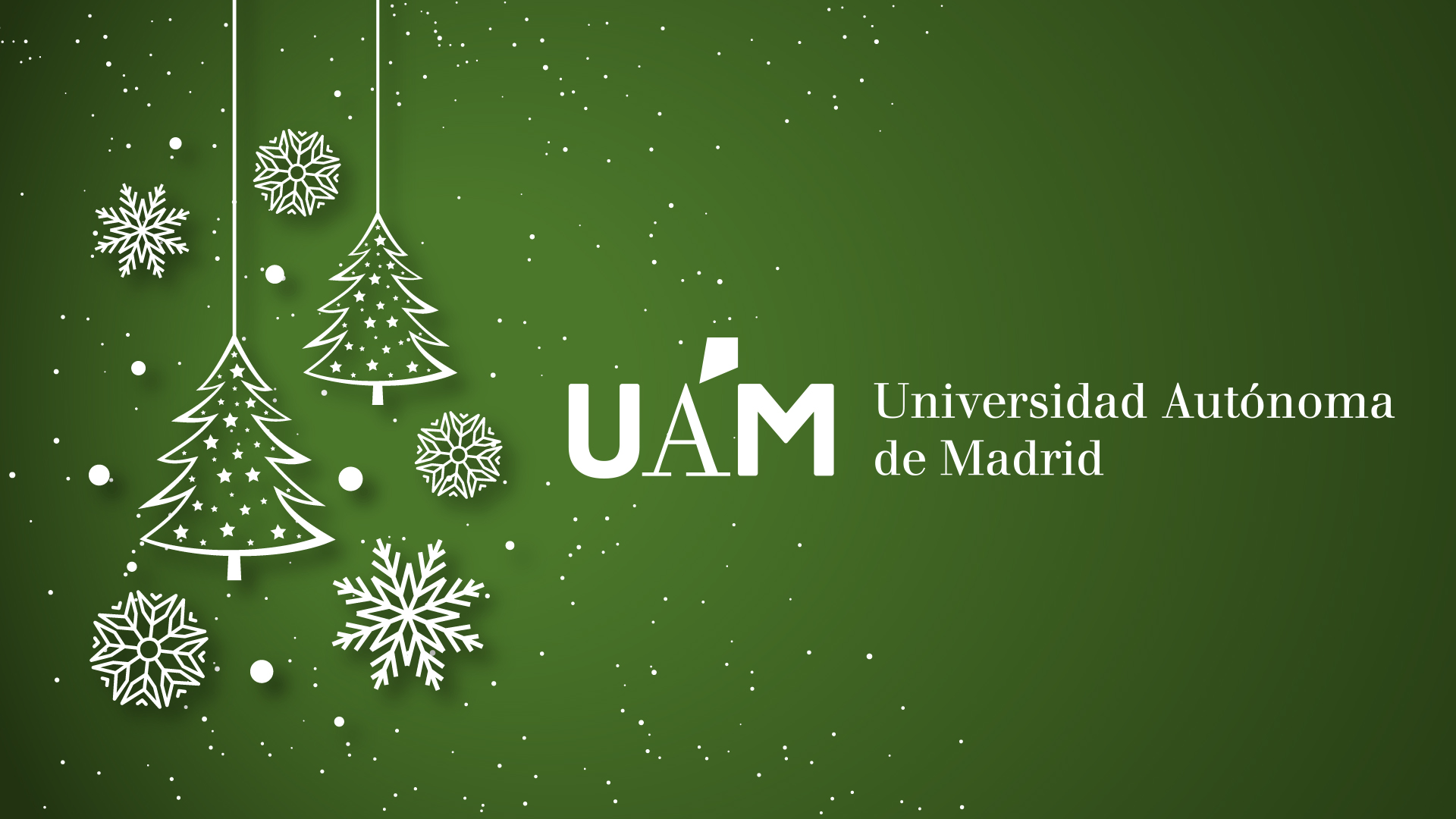 Postal de Navidad de la UAM 2024.