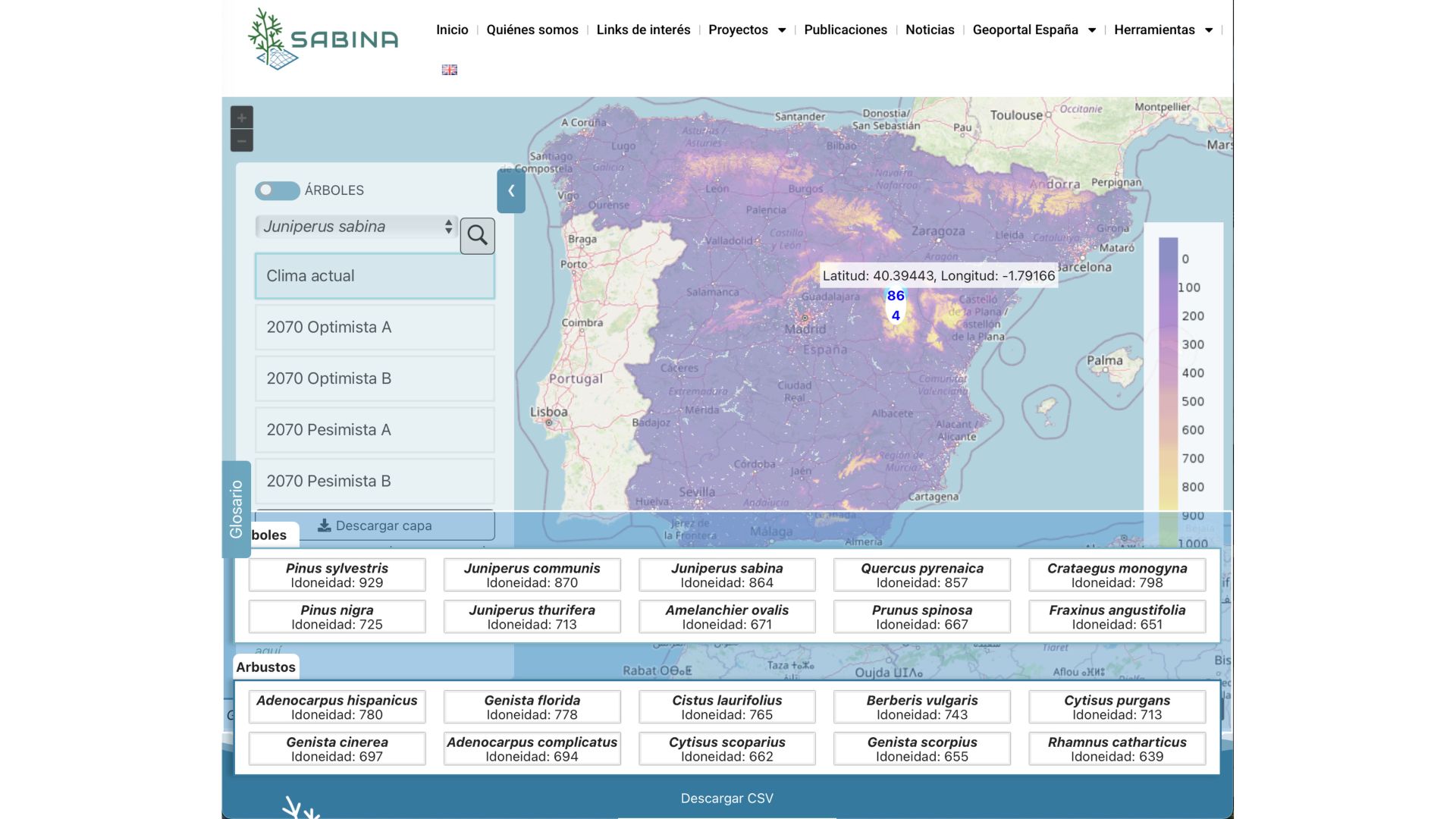 Imagen del geoportal Sabina https://geosabina.com/