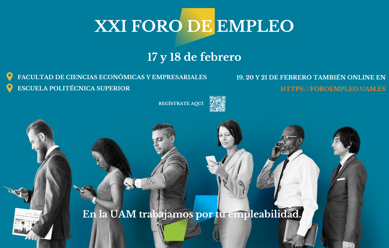 Imagen promocional del Foro de Empleo 2025 UAM.