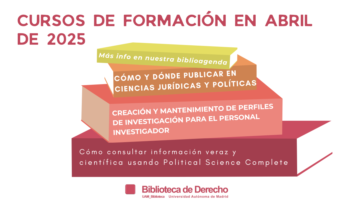 Cursos de formación que impartimos en abril